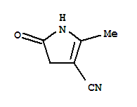 1H-pyrrole-3-carbonitrile,4,5-dihydro-2-methyl-5-oxo-(9ci)Structure,244300-81-0Structure 1H-pyrrole-3-carbonitrile,4,5-dihydro-2-methyl-5-oxo-(9ci) Structure,244300-81-0Structure
