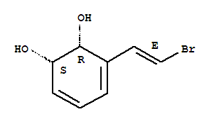 (1s,2r)-(9ci)-3-[(1e)-2-溴乙烯]-3,5-環(huán)己二烯-1,2-二醇結構式_246048-76-0結構式