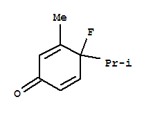 2,5-Cyclohexadien-1-one,4-fluoro-3-methyl-4-(1-methylethyl)-(9ci)Structure,246228-99-9Structure 2,5-Cyclohexadien-1-one,4-fluoro-3-methyl-4-(1-methylethyl)-(9ci) Structure,246228-99-9Structure