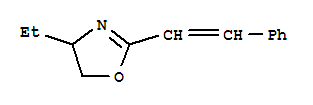 (9ci)-4-乙基-4,5-二氫-2-(2-苯基乙烯)-噁唑結構式_246240-63-1結構式