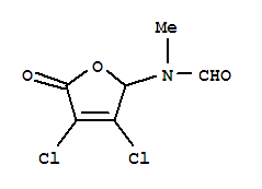 n-(3,4-二氯-2,5-二氫-5-氧代-2-呋喃)-n-甲基-甲酰胺結(jié)構(gòu)式_247097-52-5結(jié)構(gòu)式