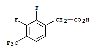 2,3-Difluoro-4-(trifluoromethyl)phenylacetic acidStructure,247113-95-7Structure 2,3-Difluoro-4-(trifluoromethyl)phenylacetic acid Structure,247113-95-7Structure