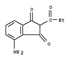 1H-indene-1,3(2h)-dione, 4-amino-2-(1-oxopropyl)- (9ci) Structure,247150-08-9Structure
