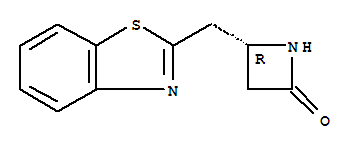 2-Azetidinone,4-(2-benzothiazolylmethyl)-,(4r)-(9ci)Structure,250135-85-4Structure 2-Azetidinone,4-(2-benzothiazolylmethyl)-,(4r)-(9ci) Structure,250135-85-4Structure
