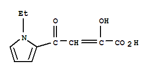 2-Butenoicacid,4-(1-ethyl-1h-pyrrol-2-yl)-2-hydroxy-4-oxo-(9ci)Structure,251923-31-6Structure 2-Butenoicacid,4-(1-ethyl-1h-pyrrol-2-yl)-2-hydroxy-4-oxo-(9ci) Structure,251923-31-6Structure