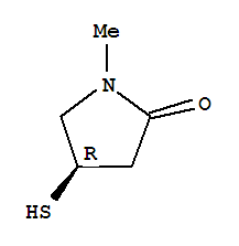 2-Pyrrolidinone,4-mercapto-1-methyl-,(4r)-(9ci)Structure,252642-40-3Structure 2-Pyrrolidinone,4-mercapto-1-methyl-,(4r)-(9ci) Structure,252642-40-3Structure