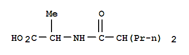 Alanine, n-(1-oxo-2-propylpentyl)-Structure,252678-56-1Structure Alanine, n-(1-oxo-2-propylpentyl)- Structure,252678-56-1Structure