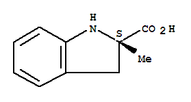 1H-indole-2-carboxylicacid,2,3-dihydro-2-methyl-,(2s)-(9ci)Structure,253136-56-0Structure 1H-indole-2-carboxylicacid,2,3-dihydro-2-methyl-,(2s)-(9ci) Structure,253136-56-0Structure