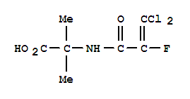 Alanine, n-(3,3-dichloro-2-fluoro-1-oxo-2-propenyl)-2-methyl-(9ci)Structure,254979-89-0Structure Alanine, n-(3,3-dichloro-2-fluoro-1-oxo-2-propenyl)-2-methyl-(9ci) Structure,254979-89-0Structure