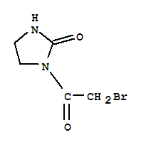 2-Imidazolidinone, 1-(bromoacetyl)-(8ci,9ci)Structure,25578-69-2Structure 2-Imidazolidinone, 1-(bromoacetyl)-(8ci,9ci) Structure,25578-69-2Structure