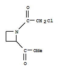 2-Azetidinecarboxylic acid, 1-(chloroacetyl)-, methyl ester (9ci)Structure,255882-69-0Structure 2-Azetidinecarboxylic acid, 1-(chloroacetyl)-, methyl ester (9ci) Structure,255882-69-0Structure