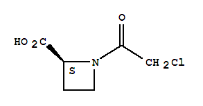 2-Azetidinecarboxylic acid, 1-(chloroacetyl)-, (2s)-(9ci)Structure,255882-89-4Structure 2-Azetidinecarboxylic acid, 1-(chloroacetyl)-, (2s)-(9ci) Structure,255882-89-4Structure