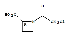 2-Azetidinecarboxylic acid, 1-(chloroacetyl)-, (2r)-(9ci)Structure,255883-12-6Structure 2-Azetidinecarboxylic acid, 1-(chloroacetyl)-, (2r)-(9ci) Structure,255883-12-6Structure