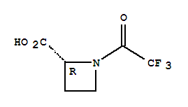 2-Azetidinecarboxylic acid, 1-(trifluoroacetyl)-, (2r)-(9ci)Structure,255883-13-7Structure 2-Azetidinecarboxylic acid, 1-(trifluoroacetyl)-, (2r)-(9ci) Structure,255883-13-7Structure