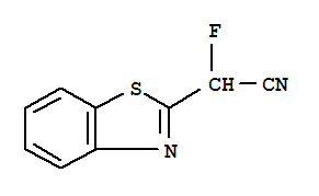 2-Benzothiazoleacetonitrile,alpha-fluoro-(9ci)Structure,256235-36-6Structure 2-Benzothiazoleacetonitrile,alpha-fluoro-(9ci) Structure,256235-36-6Structure