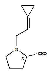 (2s)-(9ci)-1-(2-環(huán)亞丙基乙基)-2-吡咯烷羧醛結構式_256451-58-8結構式