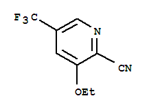 (9ci)-3-乙氧基-5-(三氟甲基)-2-吡啶甲腈結(jié)構(gòu)式_256658-17-0結(jié)構(gòu)式