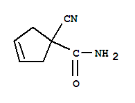 3-Cyclopentene-1-carboxamide,1-cyano-(9ci)Structure,258264-02-7Structure 3-Cyclopentene-1-carboxamide,1-cyano-(9ci) Structure,258264-02-7Structure