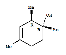 rel-(9ci)-1-[(1r,2r)-1-羥基-2,4-二甲基-3-環(huán)己烯-1-基]-乙酮結(jié)構式_258266-11-4結(jié)構式