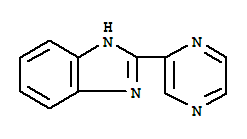 1H-benzimidazole,2-pyrazinyl-(9ci)Structure,2602-88-2Structure 1H-benzimidazole,2-pyrazinyl-(9ci) Structure,2602-88-2Structure