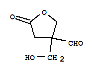(9ci)-四氫-3-(羥基甲基)-5-氧代-3-呋喃羧醛結(jié)構(gòu)式_261375-14-8結(jié)構(gòu)式