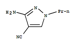 1H-pyrazole-4-carbonitrile,3-amino-1-propyl-(9ci)Structure,261629-02-1Structure 1H-pyrazole-4-carbonitrile,3-amino-1-propyl-(9ci) Structure,261629-02-1Structure