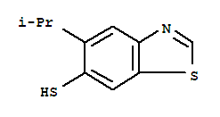 6-Benzothiazolethiol,5-(1-methylethyl)-(9ci)Structure,261709-33-5Structure 6-Benzothiazolethiol,5-(1-methylethyl)-(9ci) Structure,261709-33-5Structure