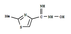 4-Thiazolecarboximidamide,n-hydroxy-2-methyl-Structure,263385-95-1Structure 4-Thiazolecarboximidamide,n-hydroxy-2-methyl- Structure,263385-95-1Structure
