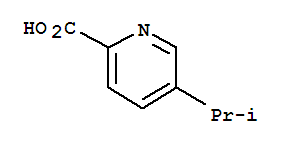 5-異丙基吡啶甲酸結(jié)構(gòu)式_26405-26-5結(jié)構(gòu)式