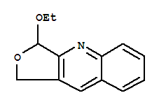 (9ci)-3-乙氧基-1,3-二氫-呋喃并[3,4-b]喹啉結構式_264189-55-1結構式