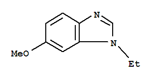 1H-benzimidazole,1-ethyl-6-methoxy-(9ci)Structure,26530-91-6Structure 1H-benzimidazole,1-ethyl-6-methoxy-(9ci) Structure,26530-91-6Structure