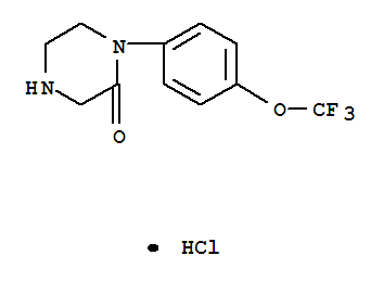 1-(4-(Trifluoromethoxy)phenyl) piperazin-2-one hydrochlorideStructure,267659-71-2Structure 1-(4-(Trifluoromethoxy)phenyl) piperazin-2-one hydrochloride Structure,267659-71-2Structure