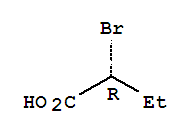 (R)-2-溴丁酸結(jié)構(gòu)式_2681-94-9結(jié)構(gòu)式