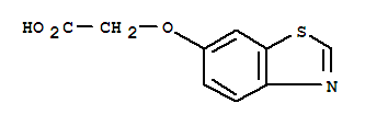 Acetic acid, (6-benzothiazolyloxy)- (9ci)Structure,273939-87-0Structure Acetic acid, (6-benzothiazolyloxy)- (9ci) Structure,273939-87-0Structure