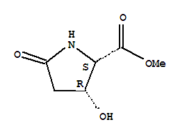 dl-順式-(8ci)-3-羥基-5-氧代脯氨酸甲酯結(jié)構(gòu)式_2764-46-7結(jié)構(gòu)式