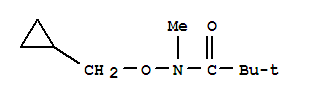 Propanamide, n-(cyclopropylmethoxy)-n,2,2-trimethyl-Structure,279671-15-7Structure Propanamide, n-(cyclopropylmethoxy)-n,2,2-trimethyl- Structure,279671-15-7Structure