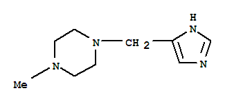 Piperazine, 1-(1h-imidazol-4-ylmethyl)-4-methyl-(9ci)Structure,279679-93-5Structure Piperazine, 1-(1h-imidazol-4-ylmethyl)-4-methyl-(9ci) Structure,279679-93-5Structure