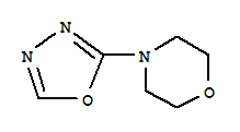 4-(1,3,4-噁二唑-2-基)-嗎啉結(jié)構(gòu)式_28317-99-9結(jié)構(gòu)式