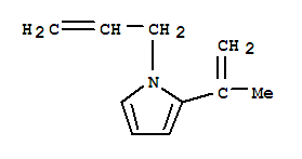 1H-pyrrole,2-(1-methylethenyl)-1-(2-propenyl)-(9ci)Structure,284049-38-3Structure 1H-pyrrole,2-(1-methylethenyl)-1-(2-propenyl)-(9ci) Structure,284049-38-3Structure