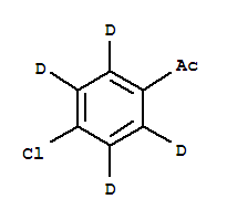 4’-Chloroacetophenone-2’,3’,5’,6’-d4Structure,284474-50-6Structure 4’-Chloroacetophenone-2’,3’,5’,6’-d4 Structure,284474-50-6Structure