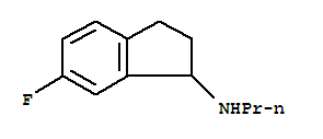 1H-inden-1-amine,6-fluoro-2,3-dihydro-n-propyl-(9ci) Structure,284477-77-6Structure