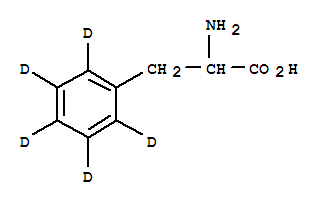 DL-苯丙氨酸-D5結(jié)構(gòu)式_284664-89-7結(jié)構(gòu)式