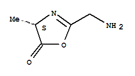 5(4H)-oxazolone,2-(aminomethyl)-4-methyl-,(4s)-(9ci)Structure,285133-33-7Structure 5(4H)-oxazolone,2-(aminomethyl)-4-methyl-,(4s)-(9ci) Structure,285133-33-7Structure