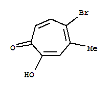 2,4,6-Cycloheptatrien-1-one, 5-bromo-2-hydroxy-4-methyl-(9ci)Structure,285992-22-5Structure 2,4,6-Cycloheptatrien-1-one, 5-bromo-2-hydroxy-4-methyl-(9ci) Structure,285992-22-5Structure