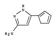 1H-pyrazol-3-amine,5-(1,3-cyclopentadien-1-yl)-(9ci)Structure,286374-99-0Structure 1H-pyrazol-3-amine,5-(1,3-cyclopentadien-1-yl)-(9ci) Structure,286374-99-0Structure