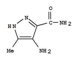 1H-pyrazole-3-carboxamide,4-amino-5-methyl-(9ci)Structure,28668-16-8Structure 1H-pyrazole-3-carboxamide,4-amino-5-methyl-(9ci) Structure,28668-16-8Structure