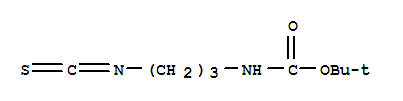 Carbamic acid, (3-isothiocyanatopropyl)-, 1,1-dimethylethyl ester (9ci)Structure,286955-45-1Structure Carbamic acid, (3-isothiocyanatopropyl)-, 1,1-dimethylethyl ester (9ci) Structure,286955-45-1Structure