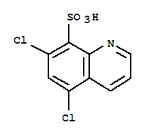 8-Quinolinesulfonic acid, 5,7-dichloro-Structure,28712-89-2Structure 8-Quinolinesulfonic acid, 5,7-dichloro- Structure,28712-89-2Structure