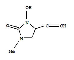 2-Imidazolidinone, 4-ethynyl-3-hydroxy-1-methyl-(9ci)Structure,288371-93-7Structure 2-Imidazolidinone, 4-ethynyl-3-hydroxy-1-methyl-(9ci) Structure,288371-93-7Structure
