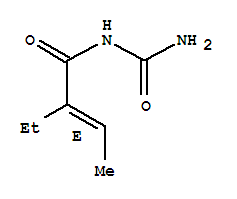 2-Butenamide,n-(aminocarbonyl)-2-ethyl-, (e)-(9ci)Structure,2884-67-5Structure 2-Butenamide,n-(aminocarbonyl)-2-ethyl-, (e)-(9ci) Structure,2884-67-5Structure